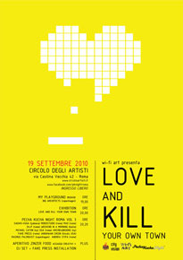 FakePress @ Circolo degli Artisti: CITYVISION and Wi-Fi Art, Rome, September 19th 2010