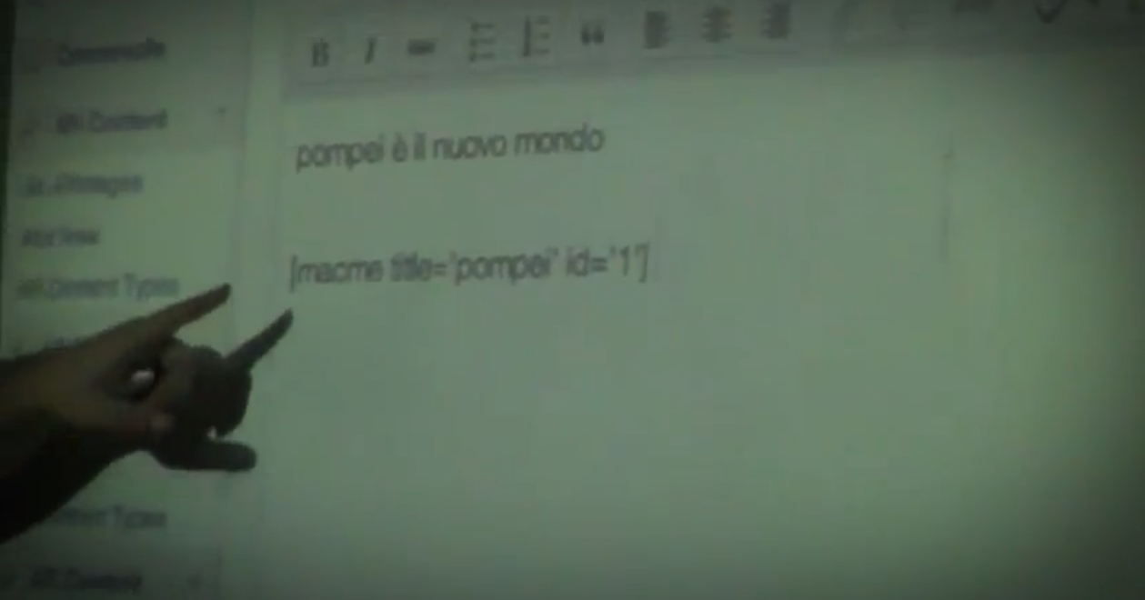 Video Presentation about Ubiquitous Pompei