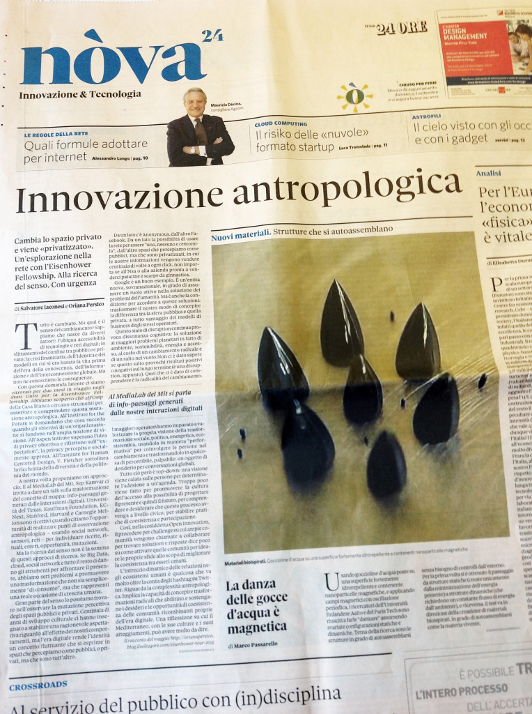 Anthropological Innovation of il Sole24Ore