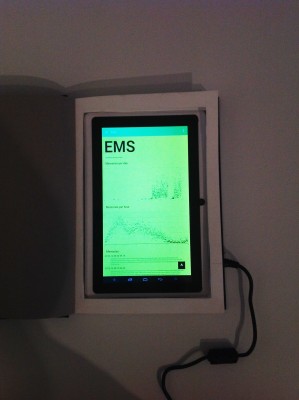 GhostWriter, the interface of the EMS